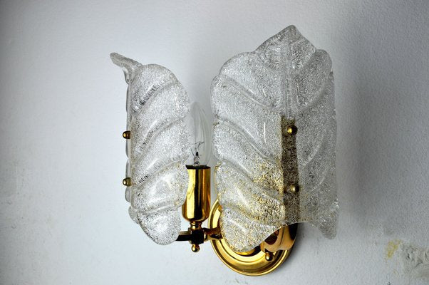 Murano Glass Flower Wall Lights by Carl Fagerlund, 1970s-EJE-1169603