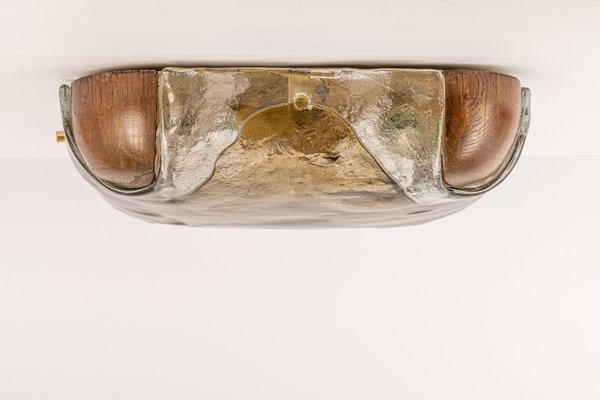 Murano Glass Flush Mount by Kaiser, Germany, 1970s-UGR-1301195