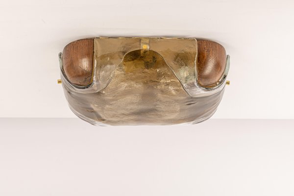 Murano Glass Flush Mount by Kaiser, Germany, 1970s-UGR-1301195