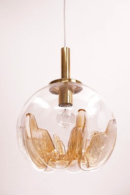 Murano Glass Globe Ceiling Lamp from Mazzega, 1970s-KIJ-864391