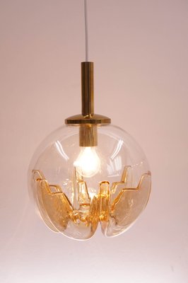 Murano Glass Globe Ceiling Lamp from Mazzega, 1970s-KIJ-864391