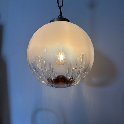 Murano Glass Hanging Lamp from Mazzega, 1970s-BGP-1721183