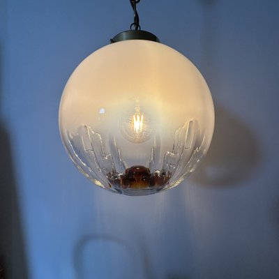 Murano Glass Hanging Lamp from Mazzega, 1970s-BGP-1721183