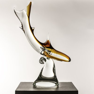 Murano Glass Jaws Sculpture, 1960s-SQP-1716347