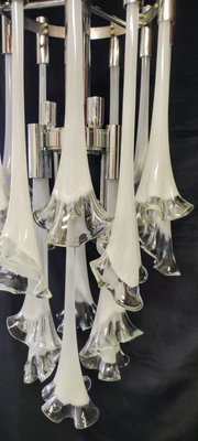 Murano Glass Lily Chandelier, 1970s-INI-2021854