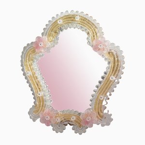 Murano Glass Mirror, Italy, 1950s-OV-1192020