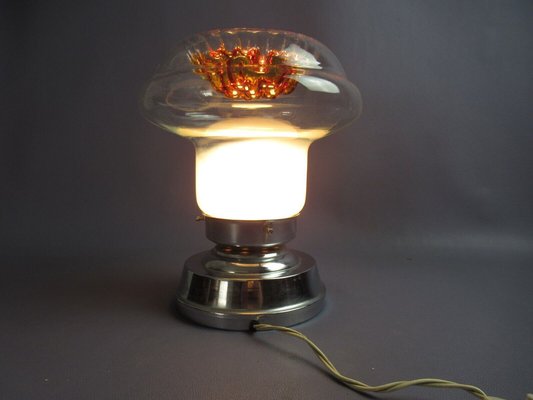 Murano Glass Mushroom Table Lamp from Mazzega, 1960s-PWG-1763364