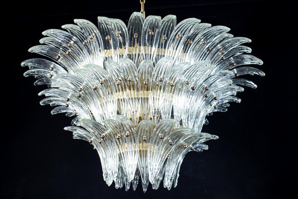 Murano Glass Palmette Chandelier, 1970s-MBH-1032629