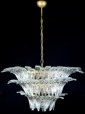 Murano Glass Palmette Chandelier, 1970s-MBH-1032629