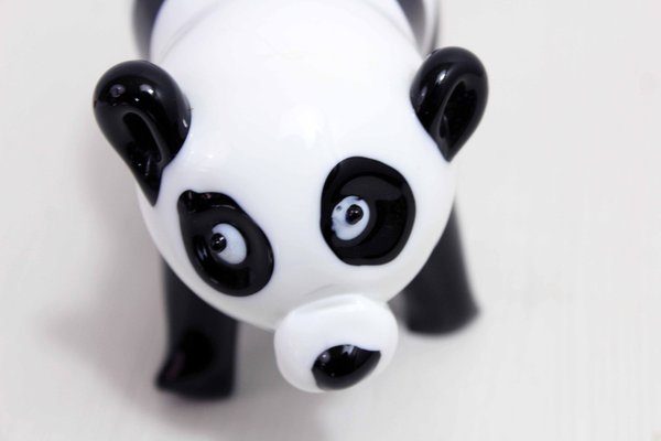 Murano Glass Panda, 1970s-BQF-1807755