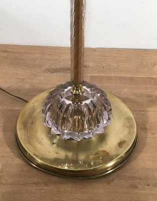 Murano Glass Parquet Floor Lamp attributed to Barovier & Toso, 1940s-BA-1365751