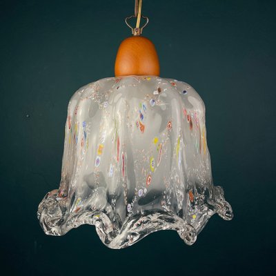 Murano Glass Pendant Lamp by Sylcom, Italy, 1990s-WQC-1447697