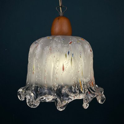 Murano Glass Pendant Lamp by Sylcom, Italy, 1990s-WQC-1447697