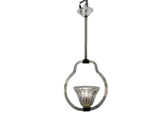 Murano Glass Pendant Light by Barovier, 1940s-JJC-1763206