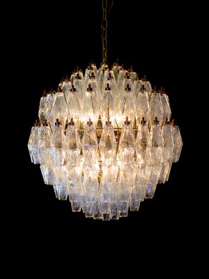 Murano Glass Poliedri Spherical Chandelier, 1980s-FHZ-637611