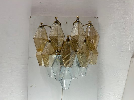 Murano Glass Polygon Sconces, 1970s, Set of 2-JJC-1804063