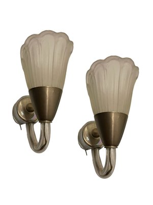 Murano Glass Sconces, 1950s, Set of 2-JJC-1800255