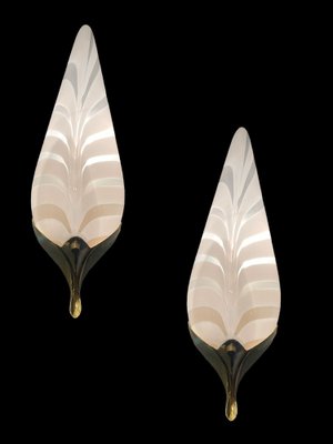 Murano Glass Sconces by Venini, 1970s, Set of 2-JJC-1746284