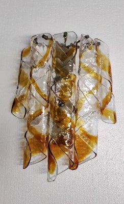 Murano Glass Sconces from Mazzega, 1970s, Set of 2-INI-2021862