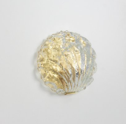 Murano Glass Shell Wall Light attributed to Limburg, Germany, 1970s-UGR-1789524