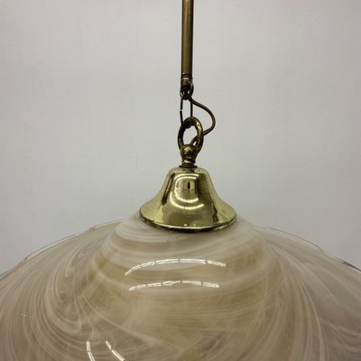 Murano Glass Swirl Hanging Lamp, 1970s-BGP-1696511