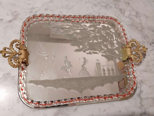 Murano Glass Tray, 1950s-ACQ-1811011