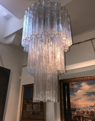 Murano Glass Tronchi Chandeliers, 1960s, Set of 2-MBH-1032595