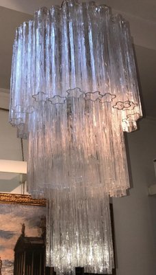 Murano Glass Tronchi Chandeliers, 1960s, Set of 2-MBH-1032595