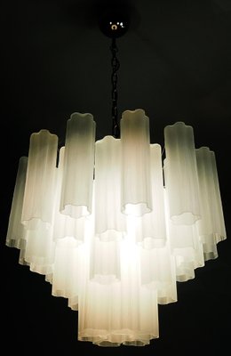 Murano Glass Tube Chandeliers, 1990s, Set of 2-OVO-1672438