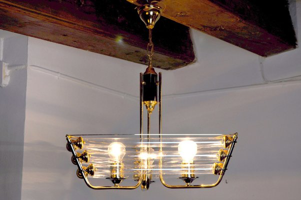 Murano Glass Tubular Ceiling Light, 1970, Italy-EJE-1172317