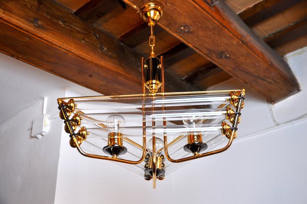 Murano Glass Tubular Ceiling Light, 1970, Italy-EJE-1172317