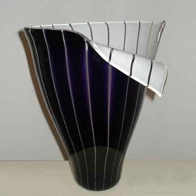 Murano Glass Vase by Toni Zuccheri for Barovier & Toso, 1980s-YGE-590355