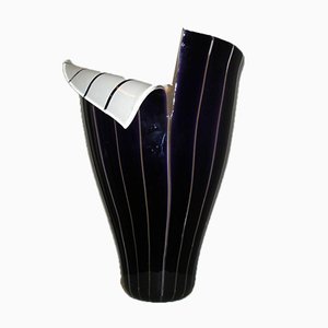 Murano Glass Vase by Toni Zuccheri for Barovier & Toso, 1980s-YGE-590355