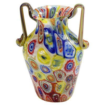 Murano Glass Vase from Fratelli Toso, 1920-KJP-1187204