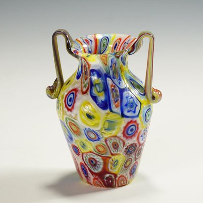 Murano Glass Vase from Fratelli Toso, 1920-KJP-1187204