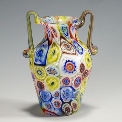 Murano Glass Vase from Fratelli Toso, 1920-KJP-1187204