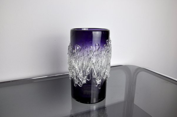 Murano Glass Vase from Seguso, Italy, 1960s-EJE-1373627