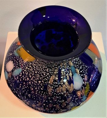 Murano Glass Vase from Serenella Arte, 1980s-IKW-811872