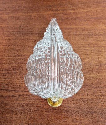 Murano Glass Wall Lamp from Barovier & Toso, 1950s-FAX-1806968