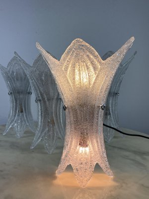 Murano Glass Wall Lights, Italy, 1990s, Set of 4-YST-1802349