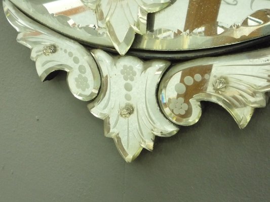 Murano Glass Wall Mirror, 1880s-UG-1441937