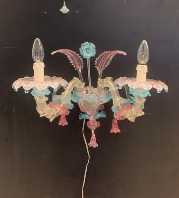 Murano Glass Wall Sconce from Seguso, 1980s-XQC-1344378