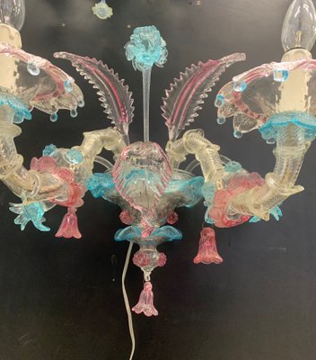 Murano Glass Wall Sconce from Seguso, 1980s-XQC-1344378