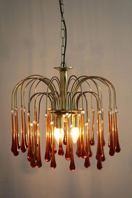 Murano Glass Waterfall Chandelier, 1970s-FJP-1729844