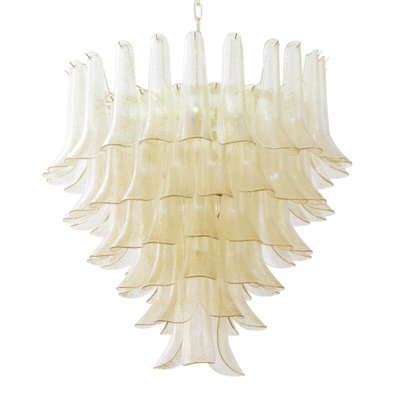 Murano Gold Glass Petal Chandelier, Italy-MPO-1761827