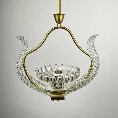 Murano Hanging Light by Ercole Barovier for Barovier & Toso, 1950s-WQC-2023729