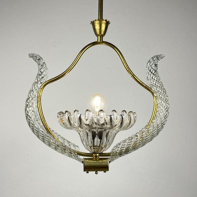 Murano Hanging Light by Ercole Barovier for Barovier & Toso, 1950s-WQC-2023729