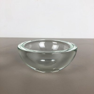 Murano Heavy Glass Shell Bowls, Italy, 1960s, Set of 2-QZ-1053072