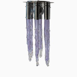 Murano Iridescent Glass Ceiling Light, 1970-FKQ-2028015