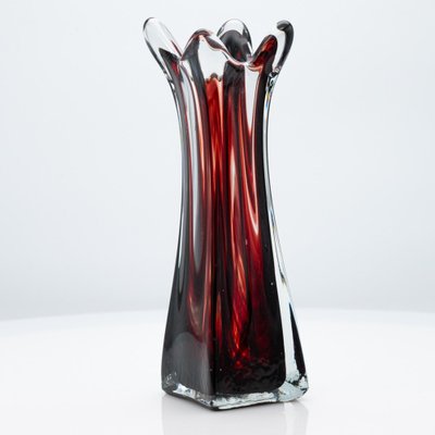 Murano Multi-Coloured Glass Vases, Italy, 1970, Set of 5-VDW-2044216